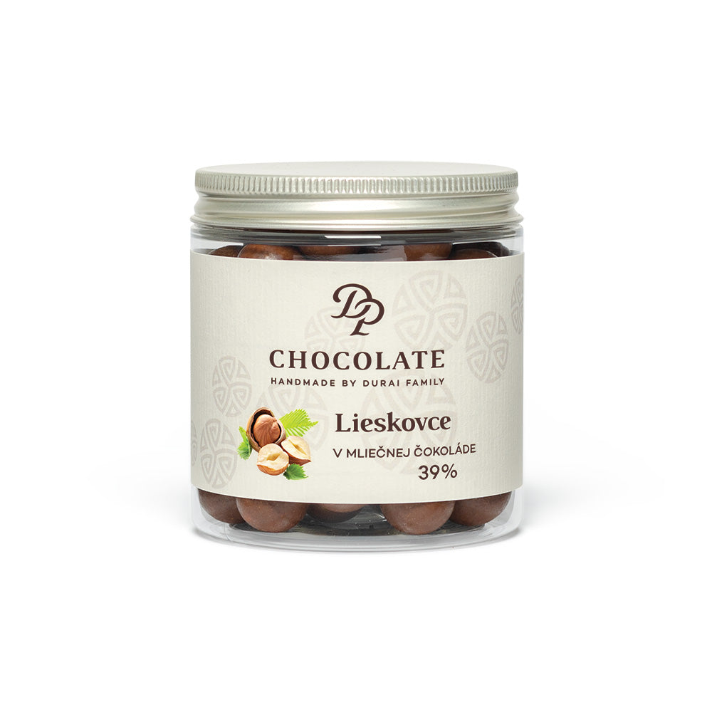 Draże - Orzechy laskowe w mlecznej czekoladzie (150g)