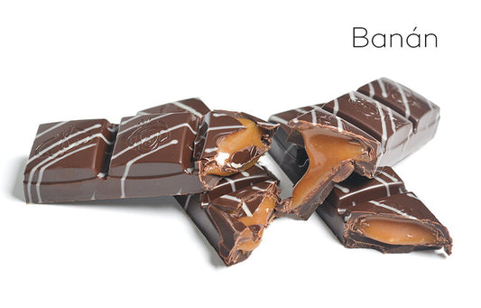 Batony czekoladowo-karmelowe Banan (4x35g)