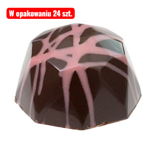 Luksusowe cukierki Ganache o smaku malin i wanilii