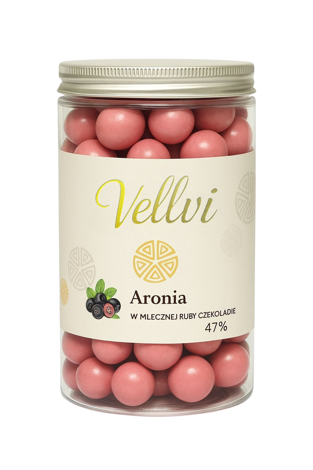 Draże - Aronia w czekoladzie mlecznej RUBY (300g)