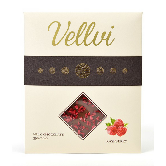 Czekolada mleczna z malinami (70g)