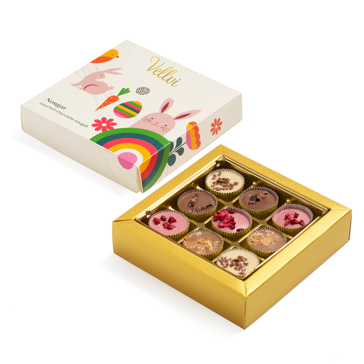 Pudełko cukierków wielkanocnych Nougat (80g)