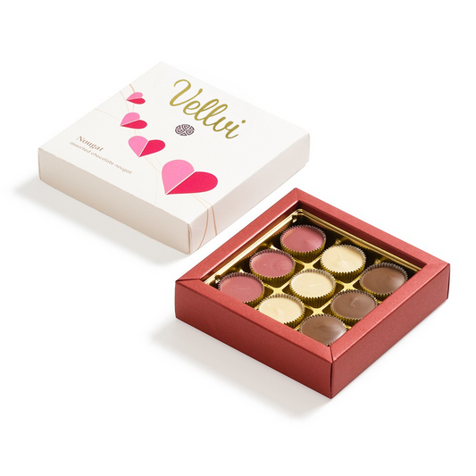 Pudełko cukierków nugatowych (80g) Walentynki