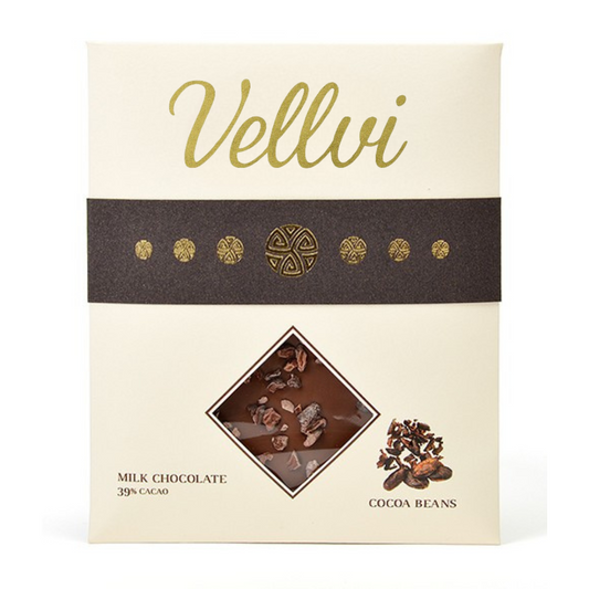 Czekolada stołowa Podstawowa czekolada mleczna z ziarnami kakao (70g)