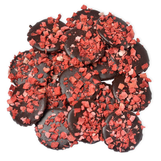 ChocoChips - Czekolada gorzka z truskawkami (160g)
