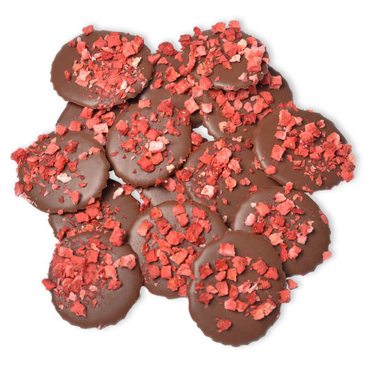 ChocoChips - Czekolada mleczna z malinami (160g)
