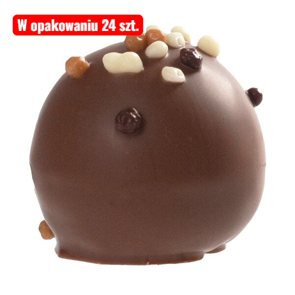 Luksusowe cukierki truflowe z orzechami laskowymi