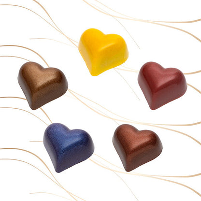 Luksusowa Bombonierka Serca Walentynkowe (135g)