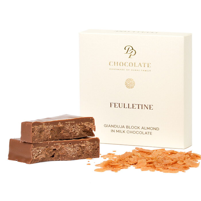 Gianduja Blok Migdałowy Feulletine (30g)