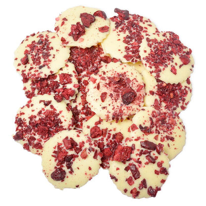 ChocoChips - Biała czekolada z wiśniami (160g)