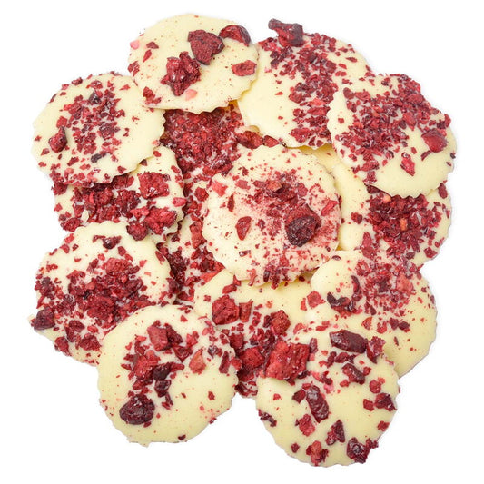 ChocoChips - Biała czekolada z wiśniami (160g)