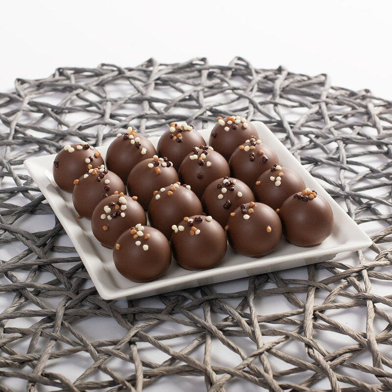 Luksusowe cukierki truflowe z orzechami laskowymi