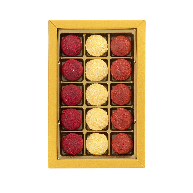 Luksusowa Bombonierka Trufli Owocowych 15 (160g)