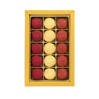 Luksusowa Bombonierka Trufli Owocowych 15 (160g)