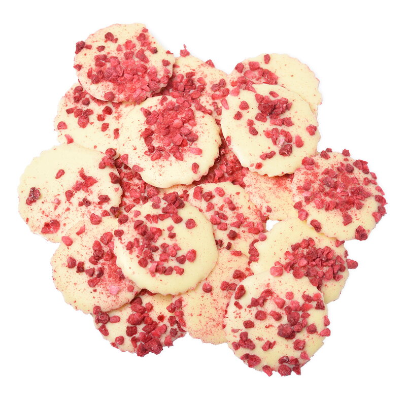 ChocoChips - Biała czekolada z malinami (160g)